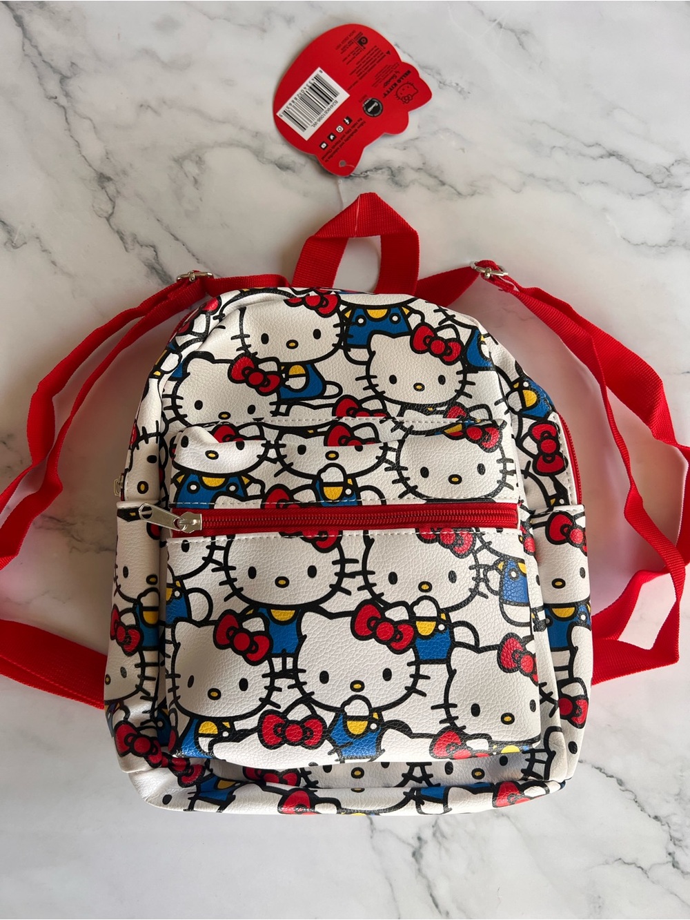 Hello Kitty Sanrio Red Accent Kids Mini Backpack